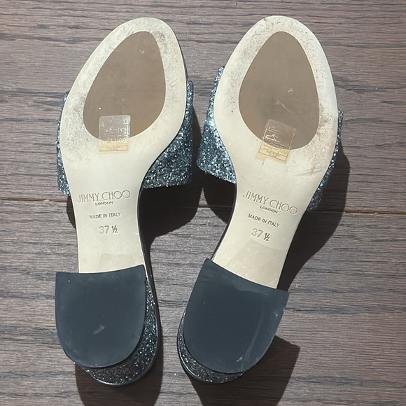 Jimmy Choo Women’s Sequined Minea 45 Slippers Size 37.5/7.5 - Picture 10 of 12